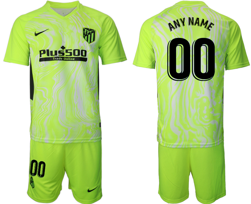 2021 Men Atltico Madrid away custom soccer jerseys->customized soccer jersey->Custom Jersey